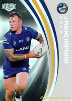 2024 NRL Elite - Pearl Silver - P 095 - J'maine Hopgood - Parramatta Eels