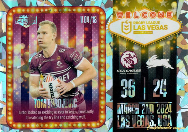 2024 NRL Elite - Las Vegas Round - LV 4 - Tom Trbojevic - Manly-Warringah Sea Eagles