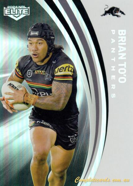 2024 NRL Elite - Pearl Silver - P 107 - Brian To'o - Penrith Panthers