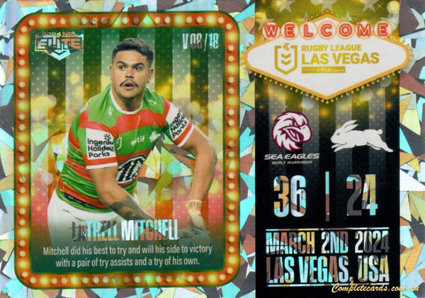 2024 NRL Elite - Las Vegas Round - LV 8 - Latrell Mitchell - South Sydney Rabbitohs