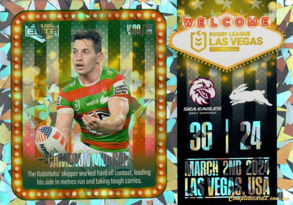 2024 NRL Elite - Las Vegas Round - LV 9 - Cameron Murray - South Sydney Rabbitohs