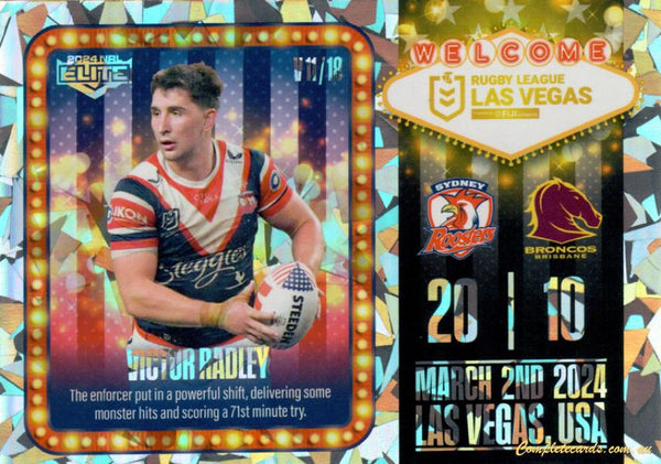 2024 NRL Elite - Las Vegas Round - LV 11 - Victor Radley - Sydney Roosters