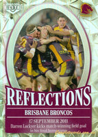 2024 NRL Elite - Reflections - RE 1 - Brisbane Broncos