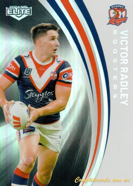 2024 NRL Elite - Pearl Silver - P 130 - Victor Radley - Sydney Roosters