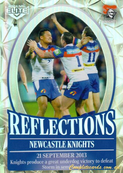 2024 NRL Elite - Reflections - RE 17 - Newcastle Knights