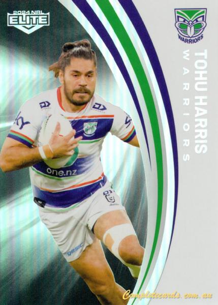 2024 NRL Elite - Pearl Silver - P 140 - Tohu Harris - New Zealand Warriors