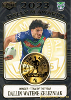 2024 NRL Elite - Dally M Awards - DM 3 - Dallin Watene-Zelezniak - New Zealand Warriors