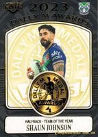 2024 NRL Elite - Dally M Awards - DM 8 - Shaun Johnson - New Zealand Warriors