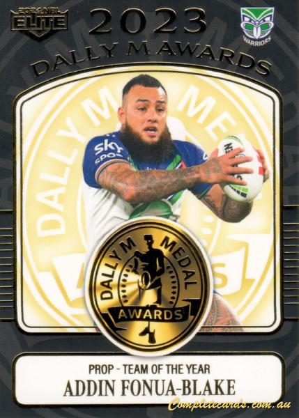 2024 NRL Elite - Dally M Awards - DM 11 - Addin Fonua-Blake - New Zealand Warriors