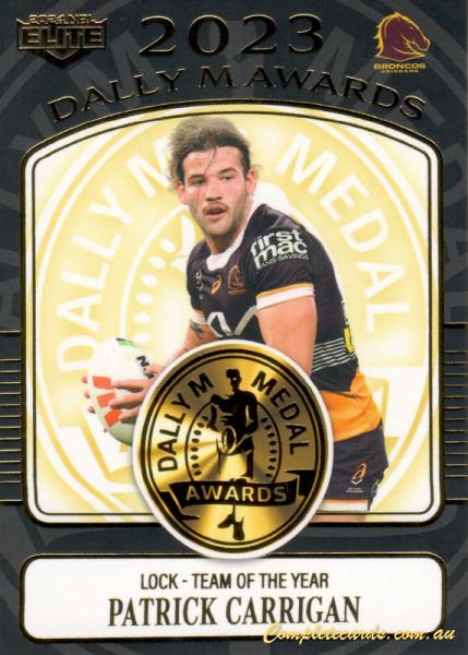 2024 NRL Elite - Dally M Awards - DM 14 - Patrick Carrigan - Brisbane Broncos