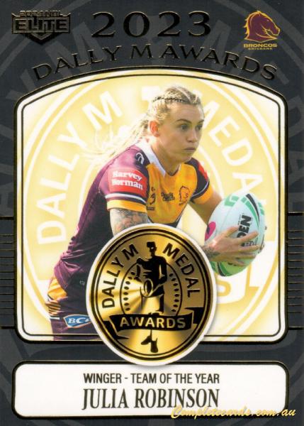 2024 NRL Elite - Dally M Awards - DM 22 - Julia Robinson - Brisbane Broncos