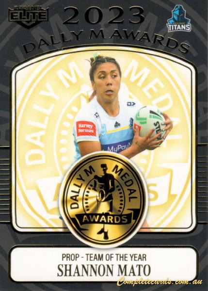 2024 NRL Elite - Dally M Awards - DM 28 - Shannon Mato - Gold Coast Titans