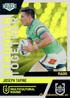 2024 NRL Elite - Multicultural Round - MR 4 - Joseph Tapine - Canberra Raiders