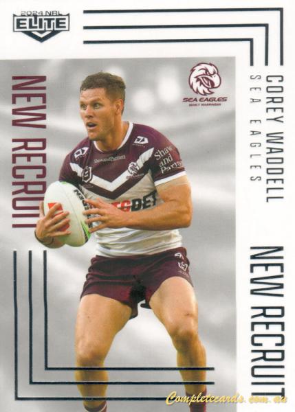 2024 NRL Elite - New Recruit - NR 14 - Corey Waddell - Manly-Warringah Sea Eagles