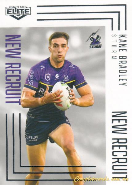 2024 NRL Elite - New Recruit - NR 15 - Kane Bradley - Melbourne Storm