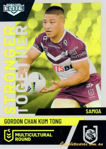 2024 NRL Elite - Multicultural Round - MR 13 - Gordon Chan Kum Tong - Manly-Warringah Sea Eagles