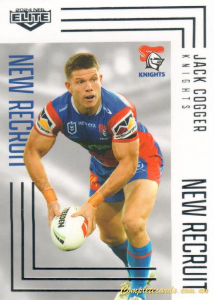 2024 NRL Elite - New Recruit - NR 17 - Jack Cogger - Newcastle Knights