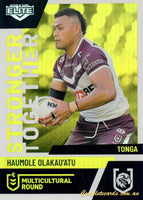 2024 NRL Elite - Multicultural Round - MR 14 - Haumole Olakau'atu - Manly-Warringah Sea Eagles