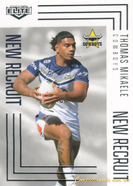 2024 NRL Elite - New Recruit - NR 19 - Thomas Mikaele - North Queensland Cowboys