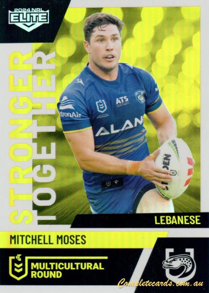 2024 NRL Elite - Multicultural Round - MR 21 - Mitchell Moses - Parramatta Eels