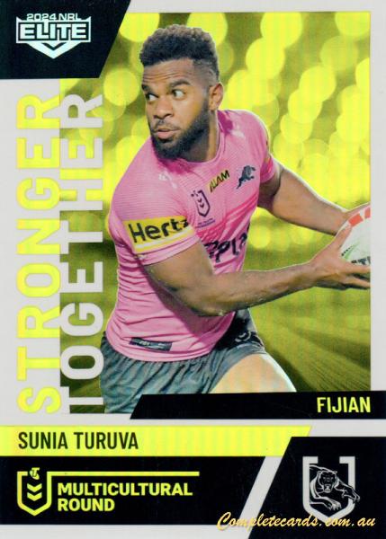 2024 NRL Elite - Multicultural Round - MR 24 - Sunia Turuva - Penrith Panthers