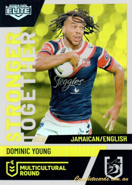 2024 NRL Elite - Multicultural Round - MR 29 - Dominic Young - Sydney Roosters