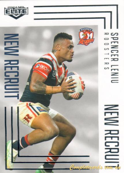 2024 NRL Elite - New Recruit - NR 29 - Spencer Leniu - Sydney Roosters