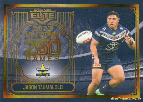 2024 NRL Elite - Milestones - M 10 - Jason Taumalolo - 37/39