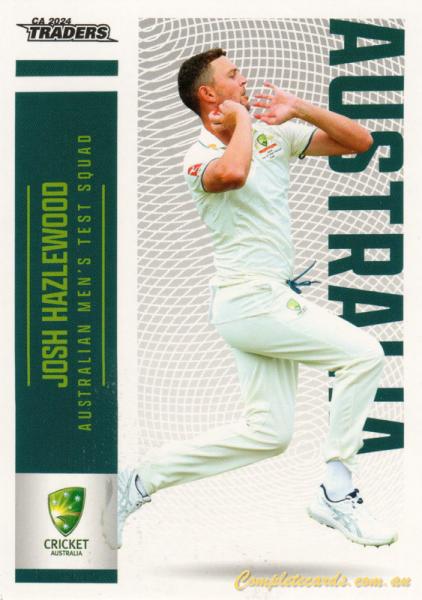 2024-25 Cricket Traders - Common - 004 - Josh Hazlewood - Australia Men's Test