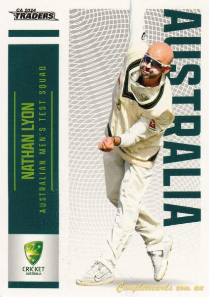 2024-25 Cricket Traders - Common - 007 - Nathan Lyon - Australia Men's Test