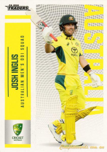 2024-25 Cricket Traders - Common - 013 - Josh Inglis - Australia Men's ODI