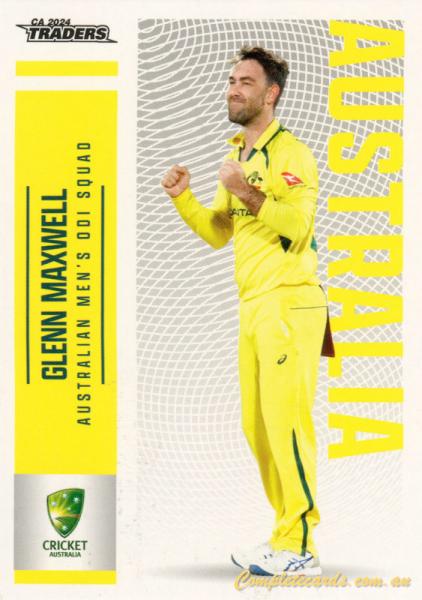 2024-25 Cricket Traders - Common - 016 - Glenn Maxwell - Australia Men's ODI