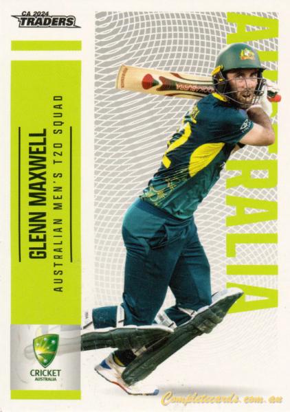 2024-25 Cricket Traders - Common - 024 - Glenn Maxwell - Australia Men's T20