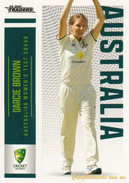 2024-25 Cricket Traders - Common - 028 - Darcie Brown - Australia Women's Test