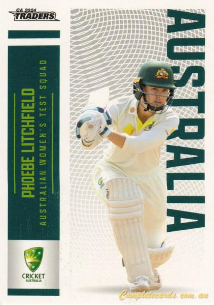 2024-25 Cricket Traders - Common - 032 - Phoebe Litchfield - Australia Women's Test