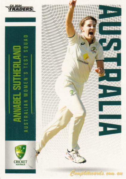 2024-25 Cricket Traders - Common - 036 - Annabel Sutherland - Australia Women's Test
