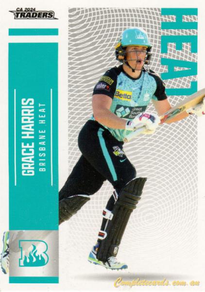 2024-25 Cricket Traders - Common - 076 - Grace Harris - Brisbane Heat