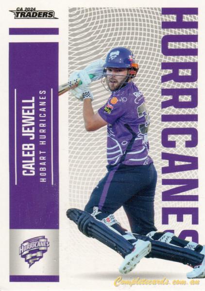 2024-25 Cricket Traders - Common - 083 - Caleb Jewell - Hobart Hurricanes