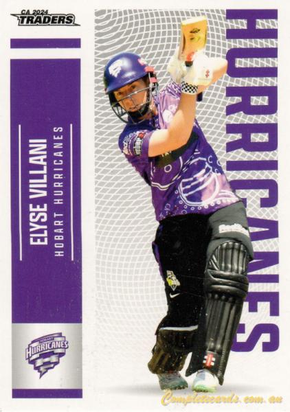 2024-25 Cricket Traders - Common - 090 - Elyse Villani - Hobart Hurricanes