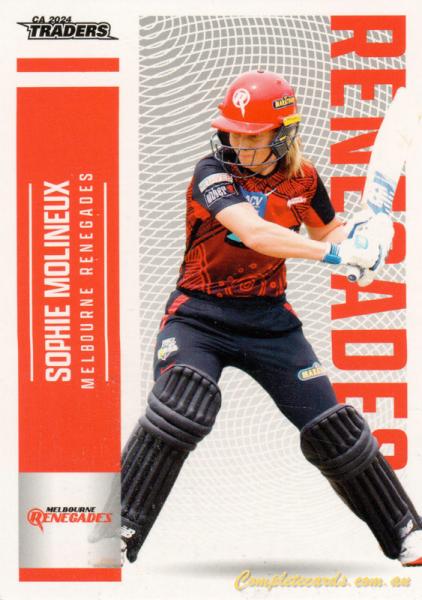 2024-25 Cricket Traders - Common - 100 - Sophie Molineux - Melbourne Renegades