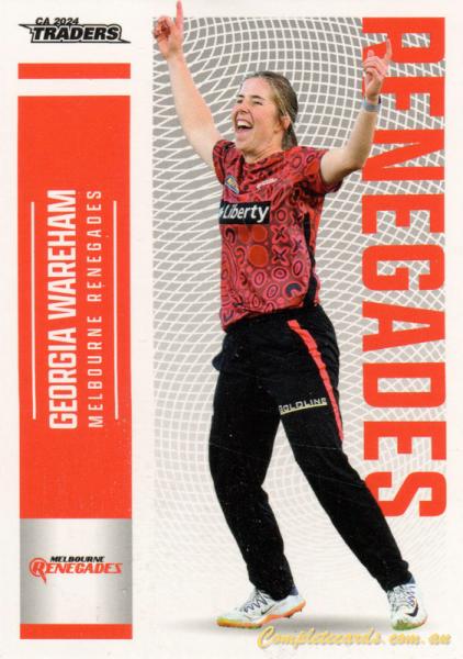 2024-25 Cricket Traders - Common - 101 - Georgia Wareham - Melbourne Renegades