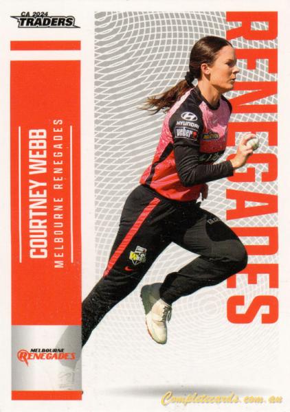2024-25 Cricket Traders - Common - 102 - Courtney Webb - Melbourne Renegades