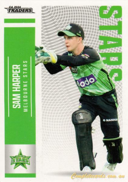 2024-25 Cricket Traders - Common - 105 - Sam Harper - Melbourne Stars