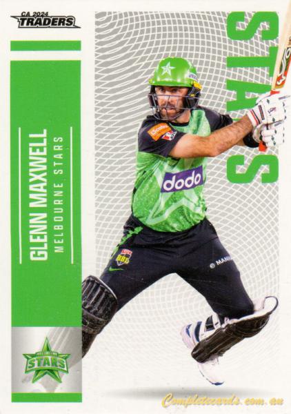 2024-25 Cricket Traders - Common - 106 - Glenn Maxwell - Melbourne Stars