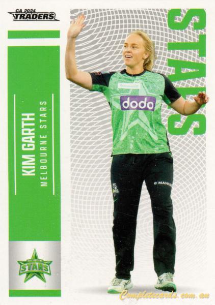 2024-25 Cricket Traders - Common - 112 - Kim Garth - Melbourne Stars