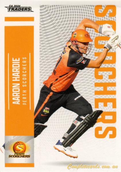 2024-25 Cricket Traders - Common - 117 - Aaron Hardie - Perth Scorchers