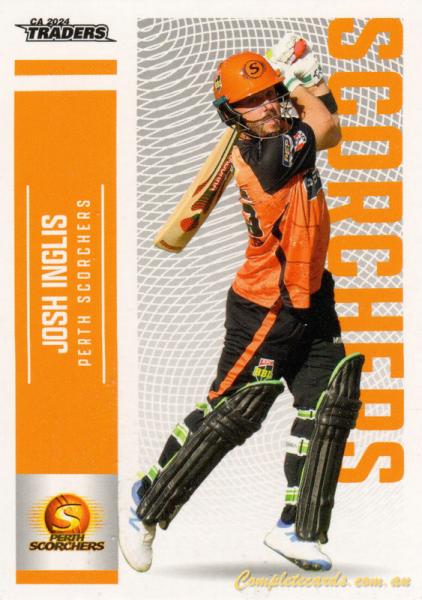 2024-25 Cricket Traders - Common - 118 - Josh Inglis - Perth Scorchers