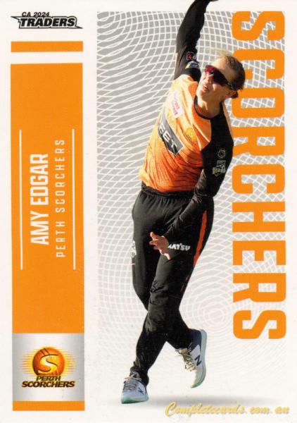 2024-25 Cricket Traders - Common - 124 - Amy Edgar - Perth Scorchers