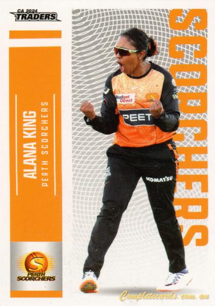2024-25 Cricket Traders - Common - 125 - Alana King - Perth Scorchers