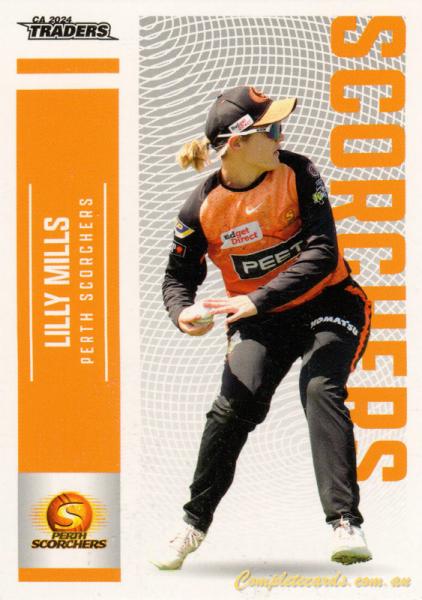 2024-25 Cricket Traders - Common - 126 - Lilly Mills - Perth Scorchers